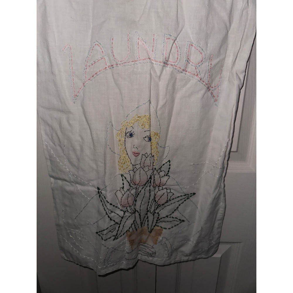 Vintage Homemade laundry bag
